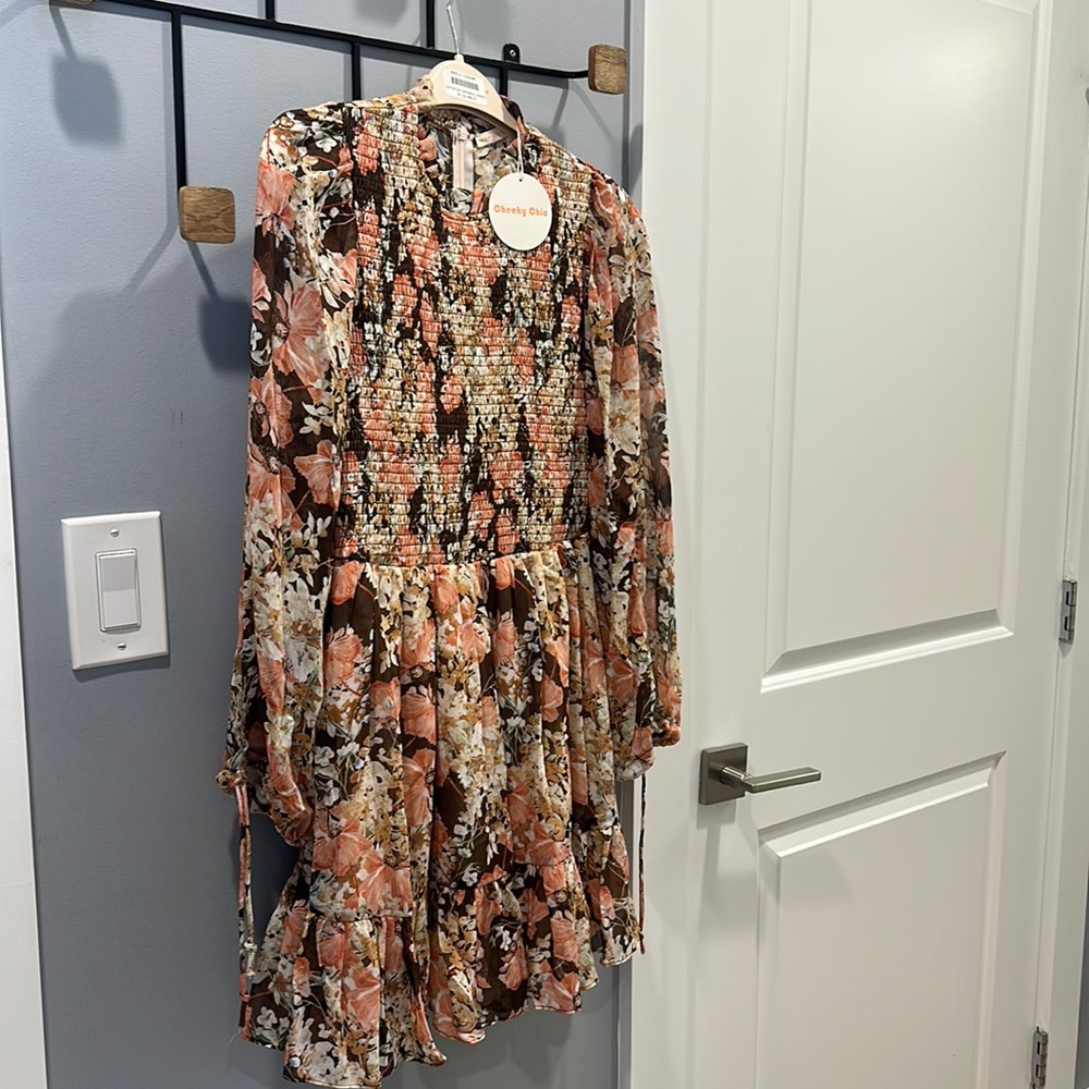 NWT: Autumn flower print dress